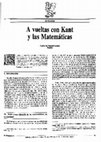 Research paper thumbnail of "A vueltas con Kant y las matemáticas", Carlos Madrid Casado (2004)