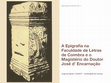 Research paper thumbnail of A Epigrafia na Faculdade de Letras de Coimbra e o Magistério do Doutor José d’ Encarnação