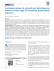 Research paper thumbnail of Functional outcome of intraarticular distal humerus fracture fixation using triceps-sparing paratricipital approach