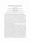 Research paper thumbnail of Following Snowden: an international survey