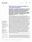 Research paper thumbnail of Whole-genome sequencing analysis of semi-supercentenarians