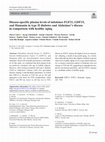 Research paper thumbnail of Disease-specific plasma levels of mitokines FGF21, GDF15, and Humanin in type II diabetes and Alzheimer’s disease in comparison with healthy aging