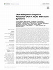 Research paper thumbnail of DNA Methylation Analysis of Ribosomal DNA in Adults With Down Syndrome