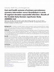 Research paper thumbnail of Cost and health outcome of primary percutaneous coronary intervention versus thrombolysis in acute ST-segment elevation myocardial infarction—Results of the Swedish Early Decision reperfusion Study (SWEDES) trial