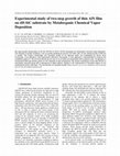 Research paper thumbnail of Experimental study of two-step growth of thin AlN film on 4H-SiC substrate by Metalorganic Chemical Vapor Deposition