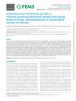 Research paper thumbnail of Janthinobacterium kumbetense sp. nov., a violacein-producing bacterium isolated from spring water in Turkey, and investigation of antimicrobial activity of violacein