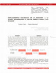 Research paper thumbnail of Desplazamientos discursivos: de lo estudiantil a lo juvenil. Neoliberalismo y ONG en América Latina: Caso Ecuador