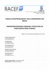 Research paper thumbnail of FEMALE ENTREPRENEURSHIP SKILLS FRAMEWORK FOR BRAZIL