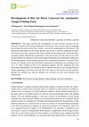 Research paper thumbnail of Development of Hot Air Dryer Conveyor for Automotive Tampo Printing Parts