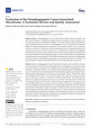 Research paper thumbnail of Evaluation of the Oesophagogastric Cancer-Associated Microbiome: A Systematic Review and Quality Assessment