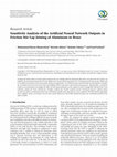 Research paper thumbnail of Sensitivity Analysis of the Artificial Neural Network Outputs in Friction Stir Lap Joining of Aluminum to Brass