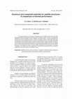 Research paper thumbnail of Aluminum and Composite Materials for Satellite Structures - A Comparison of Thermal Performance