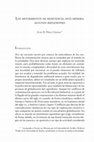 Research paper thumbnail of Los movimientos de resistencia anti-minera: algunas reflexiones