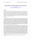 Research paper thumbnail of Regional Disparities in Employment and Human Development in Kenya