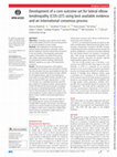 Research paper thumbnail of Development of a core outcome set for lateral elbow tendinopathy (COS-LET) using best available evidence and an international consensus process