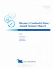 Research paper thumbnail of Bioenergy Feedstock Library Annual Summary Report