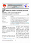 Research paper thumbnail of Granular cell tumor: A rare presentation as intraconal orbital space occupying lesion