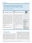 Research paper thumbnail of Manic episode induced by discontinuance of D-penicillamine treatment in Wilson's disease