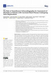 Research paper thumbnail of The Role of Transthoracic Echocardiography for Assessment of Mortality in Patients with Carcinoid Heart Disease Undergoing Valve Replacement