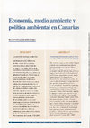 Research paper thumbnail of Economía, medio ambiente y política ambiental en Canarias