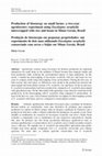 Research paper thumbnail of Production of bioenergy on small farms: a two-year agroforestry experiment using Eucalyptus urophylla intercropped with rice and beans in Minas Gerais, Brazil