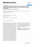 Research paper thumbnail of Investigation of bifurcation properties of a model of myotonia caused by incomplete inactivation of sodium channels in skeletal muscle fibers