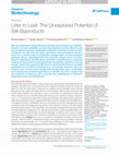 Research paper thumbnail of Litter to Leaf: The Unexplored Potential of Silk Byproducts