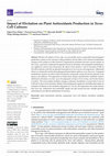 Research paper thumbnail of Impact of Elicitation on Plant Antioxidants Production in Taxus Cell Cultures