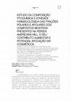 Research paper thumbnail of Estudo da composição fitoquímica e atividade farmacológica das frações polares e apolares dos compostos bioativos presentes na persea americana mill. E seu contributo alimentar e potencial aplicação em cosméticos