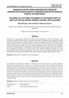 Research paper thumbnail of Pengaruh Faktor Teknis Penangkapan Terhadap Produktivitas Bagan Perahu DI Perairan Kabupaten Mamuju Tengah, Sulawesi Barat