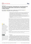 Research paper thumbnail of The Role of Preoperative Chemotherapy in the Management of Synchronous Resectable Colorectal Liver Metastases: A Meta-Analysis