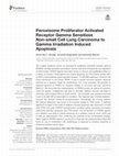 Research paper thumbnail of Peroxisome Proliferator Activated Receptor Gamma Sensitizes Non-small Cell Lung Carcinoma to Gamma Irradiation Induced Apoptosis