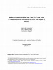 Research paper thumbnail of Recent Chilean Trade Policy facing Asia: Assessment of the FTAs with China and Japan