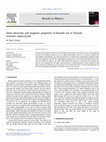 Research paper thumbnail of Some electronic and magnetic properties of Fluoride ion in Fluoride structure nanocrystals