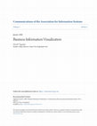 Research paper thumbnail of Business Information Visualization