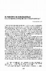 Research paper thumbnail of "El principio de subsidiariedad y la construcción de una Europa social"