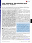 Research paper thumbnail of Global dispersion and local diversification of the methane seep microbiome