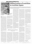 Research paper thumbnail of Militarization of nutrition in wartime Japan