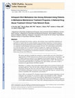 Research paper thumbnail of Infrequent Illicit Methadone Use Among Stimulant-Using Patients in Methadone Maintenance Treatment Programs: A National Drug Abuse Treatment Clinical Trials Network Study