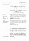 Research paper thumbnail of Henoch-Schonlein Purpura After Warfarin Usage in an Adult Patient with Mitral Valve Replacement: Case Report