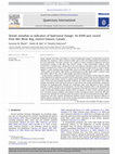 Research paper thumbnail of Testate amoebae as indicators of hydroseral change: An 8500 year record from Mer Bleue Bog, eastern Ontario, Canada