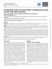 Research paper thumbnail of A systematic review of sexual health consequences among women with lichen sclerosus