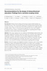 Research paper thumbnail of Recommendations for the design of interprofessional education: Findings from a narrative scoping review