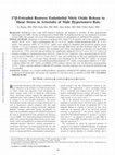 Research paper thumbnail of 17β-Estradiol Restores Endothelial Nitric Oxide Release to Shear Stress in Arterioles of Male Hypertensive Rats