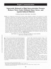 Research paper thumbnail of Superoxide Released to High Intra-arteriolar Pressure Reduces Nitric Oxide–Mediated Shear Stress– and Agonist-Induced Dilations