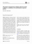 Research paper thumbnail of The property of progesterone to mitigate cold stress in maize is linked to a modulation of the mitochondrial respiratory pathway