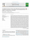 Research paper thumbnail of A comparison of the wet and dry season DNA-based soil invertebrate community characteristics in large patches of the bromeliad Bromelia pinguin in a primary forest in Costa Rica