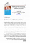 Research paper thumbnail of Reseña de Touris, Claudia (2021). La constelación tercermundista. Catolicismo y cultura política en la Argentina (1955-1976). Buenos Aires: Editorial Biblos