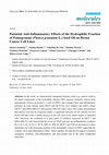 Research paper thumbnail of Potential Anti-Inflammatory Effects of the Hydrophilic Fraction of Pomegranate (Punica granatum L.) Seed Oil on Breast Cancer Cell Lines