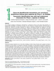 Research paper thumbnail of Clave de identificación taxonómica con caracteres anatómicos foliares para especies de Pinus L. en Hidalgo